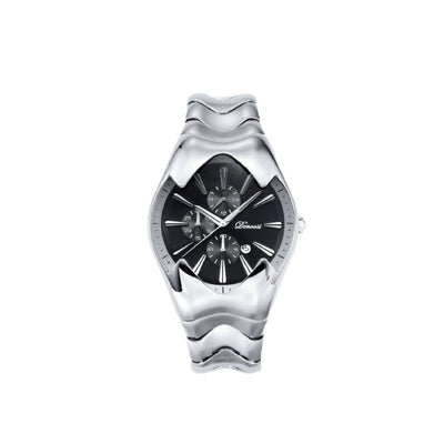 Quartz Watch with Wormhole Dial